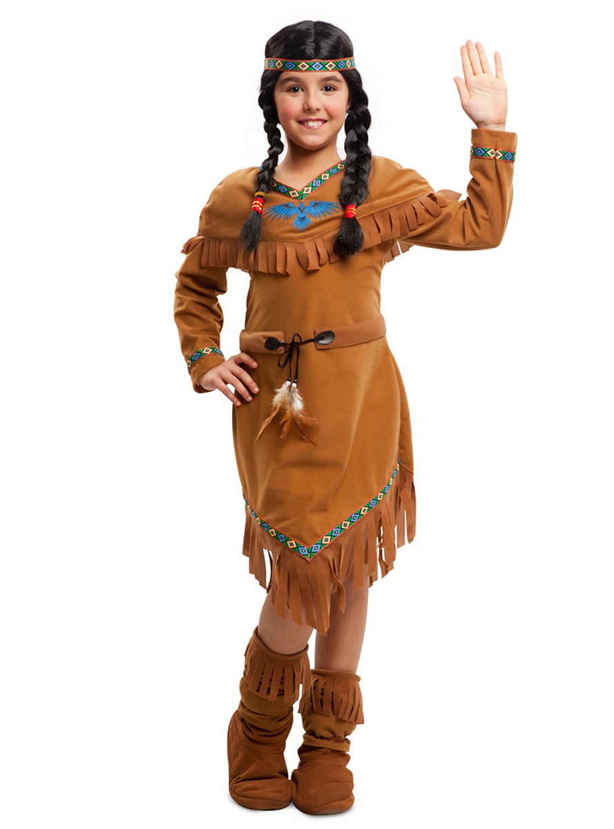 Disfraz de india apache para niña 1