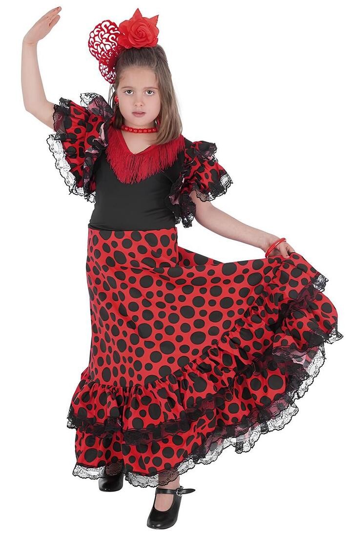 Disfraz de Sevillana Infantil Niña 2