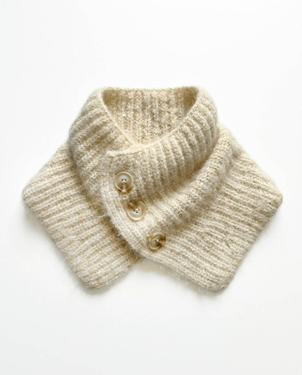 Cuello ancho de punto Crudo