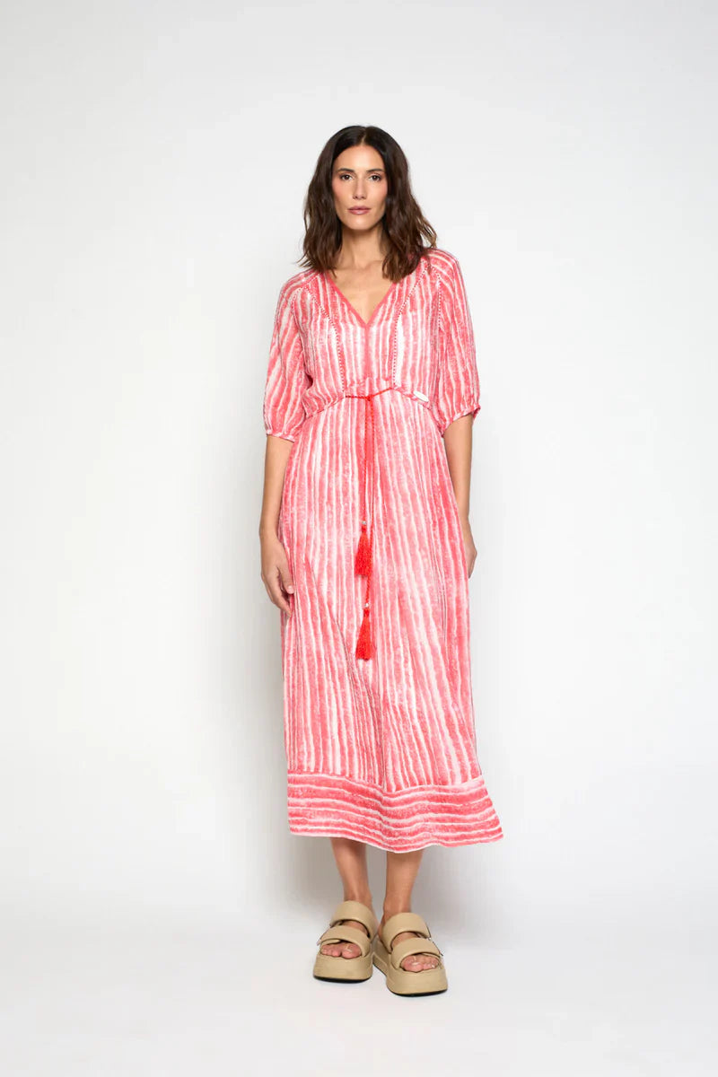 VESTIDO AURA ROJO POUPEE CHIC