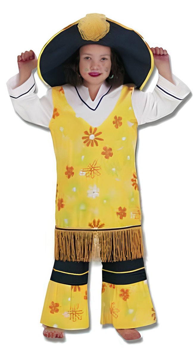 Disfraz de Hippie Yeye Infantil Niña 1