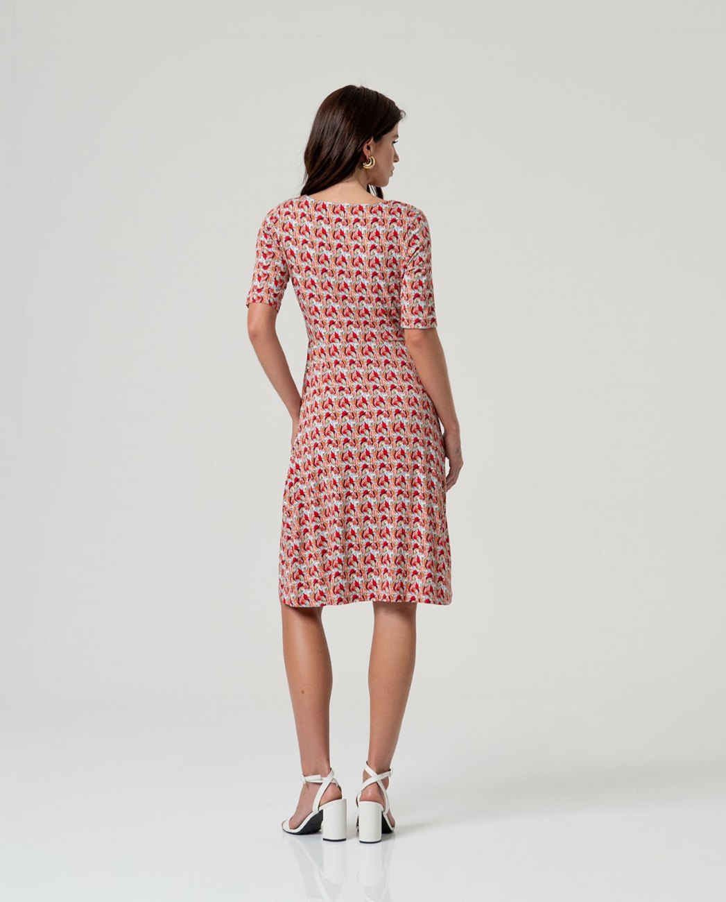 VESTIDO CORTO ESCOTE CRUZADO SURKANA