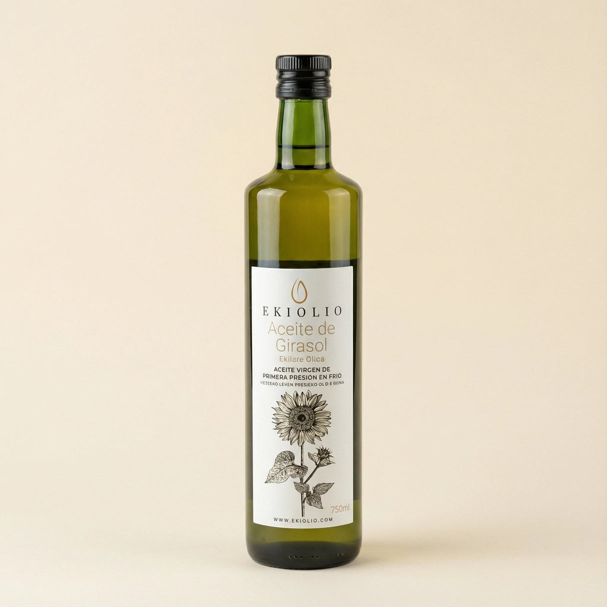 Aceite de Girasol Ecológico Ekiolio 750 ml 1