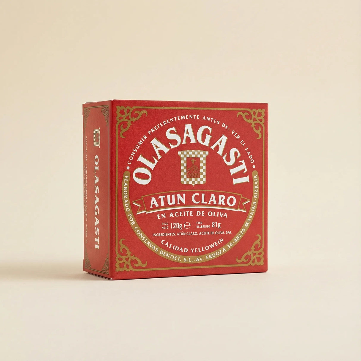 Tronco de Atún Claro en Aceite de Oliva Olasagasti 120 g 1