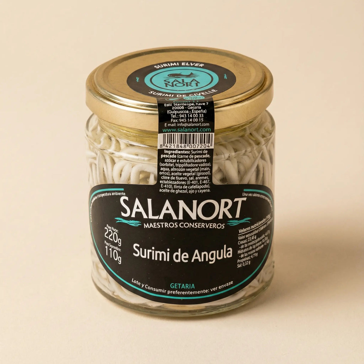 Surimi de Angula Salanort en Aceite de Oliva 220 g 1