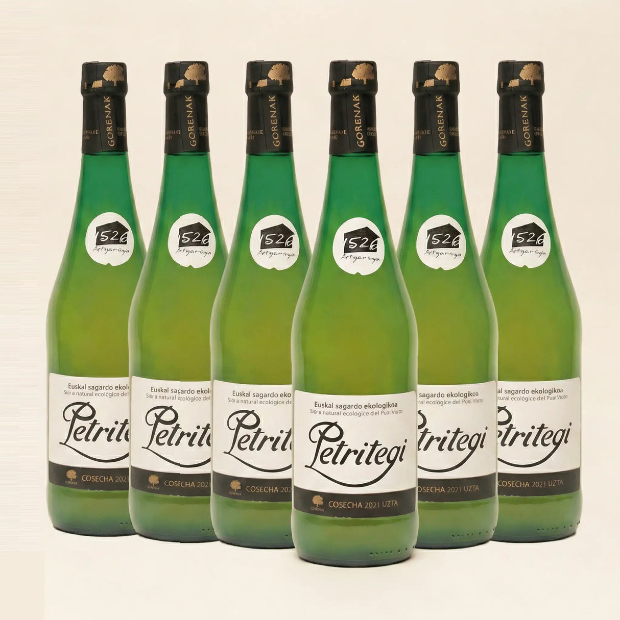 Sidra Natural Petritegi Pack 6 Euskal Sagardoa 1