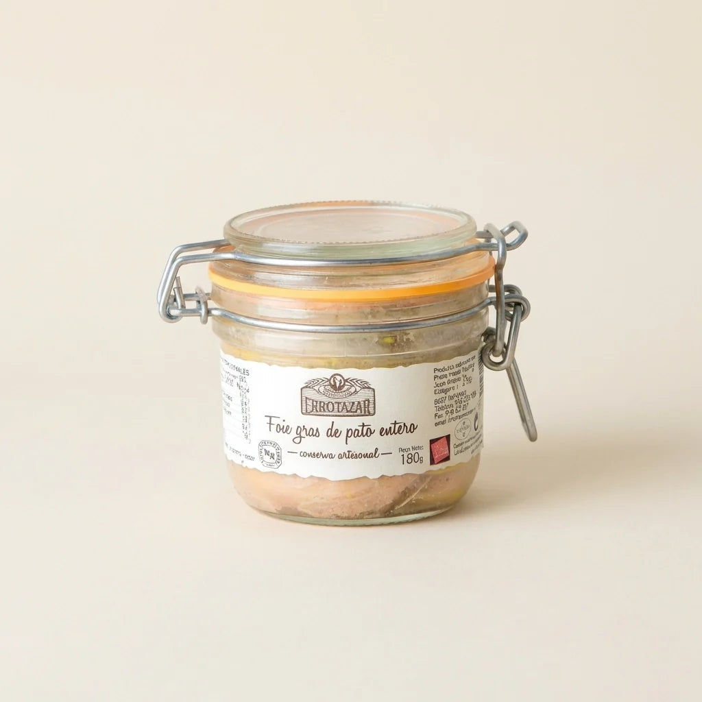 Foie Gras de Pato Entero Mi-Cuit Errotazar 180 g 1