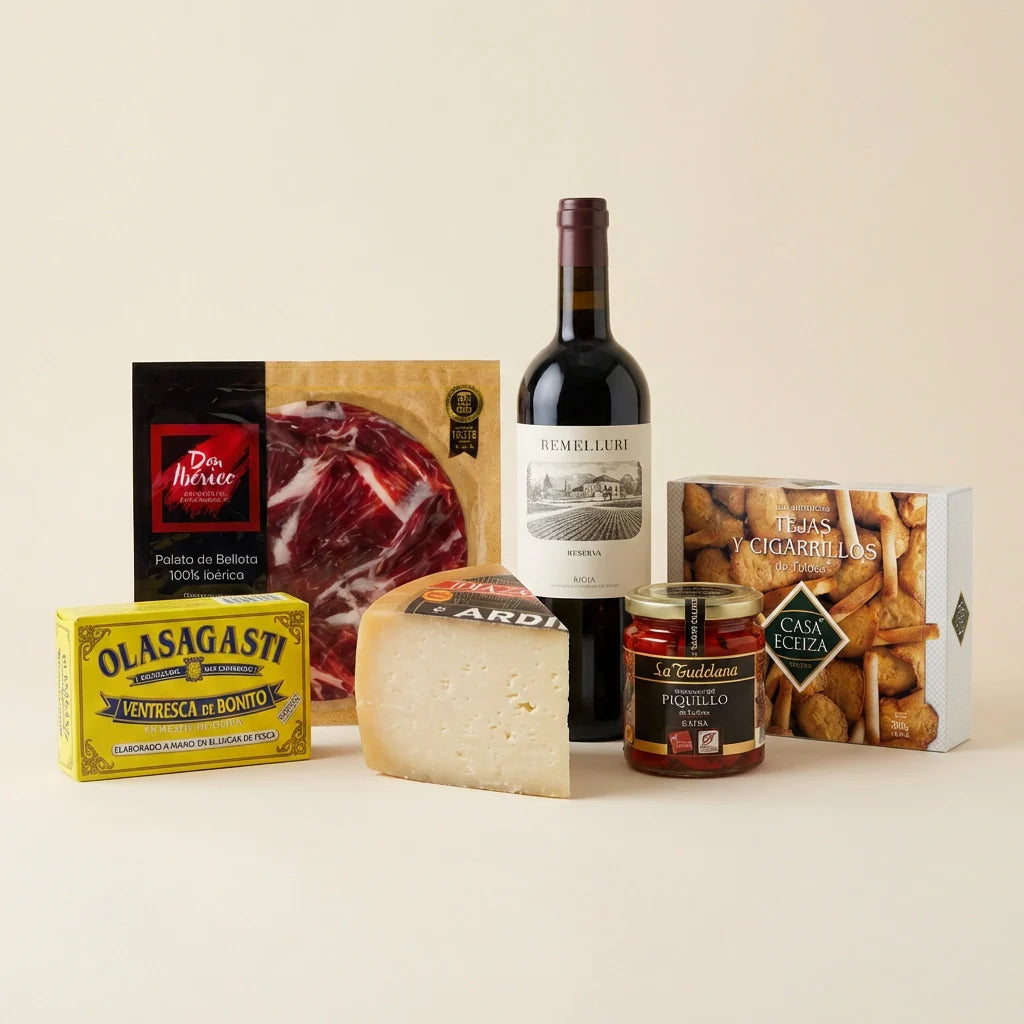 Cesta de Navidad Gourmet con Jamón Ibérico 1
