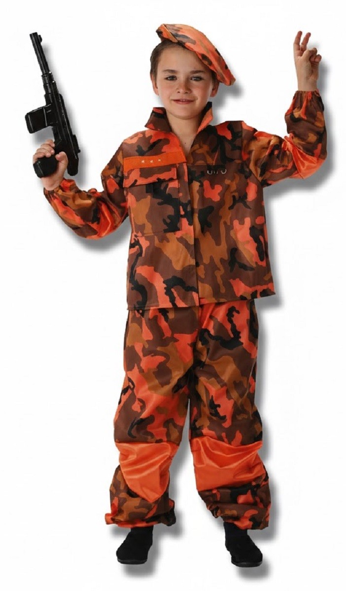 Disfraz Soldado con arma Infantil 1