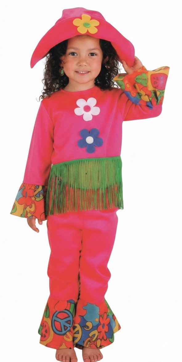 Disfraz de Hippie Yeye Infantil Niña 1