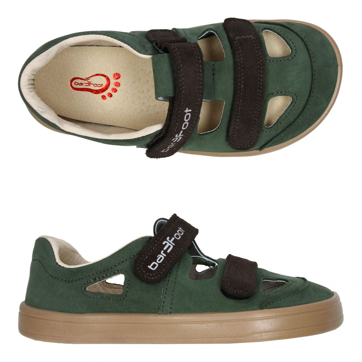 Sandalia Respetuosa Cross Verde 1