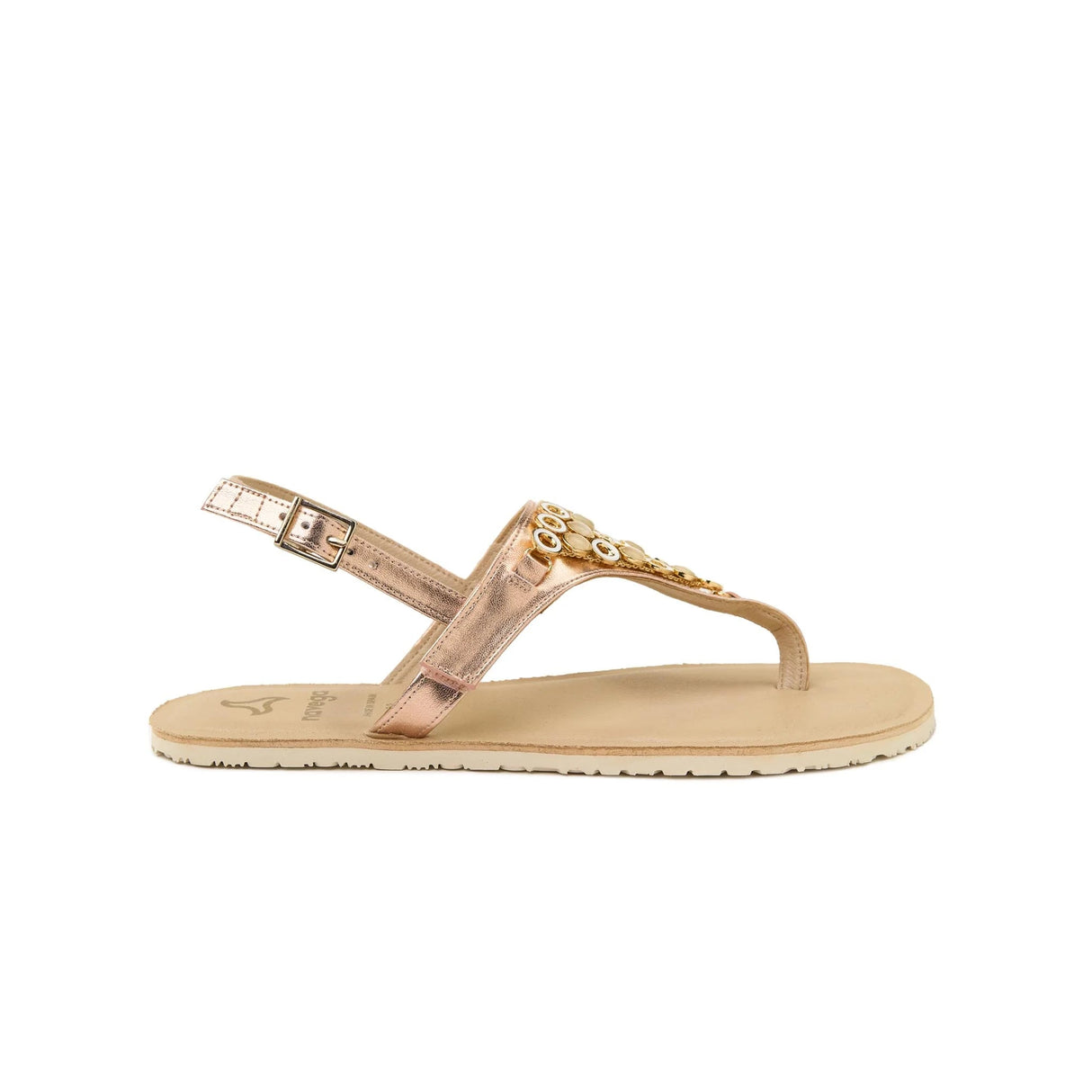 Sandalia barefoot modelo Mamba Bronce 1