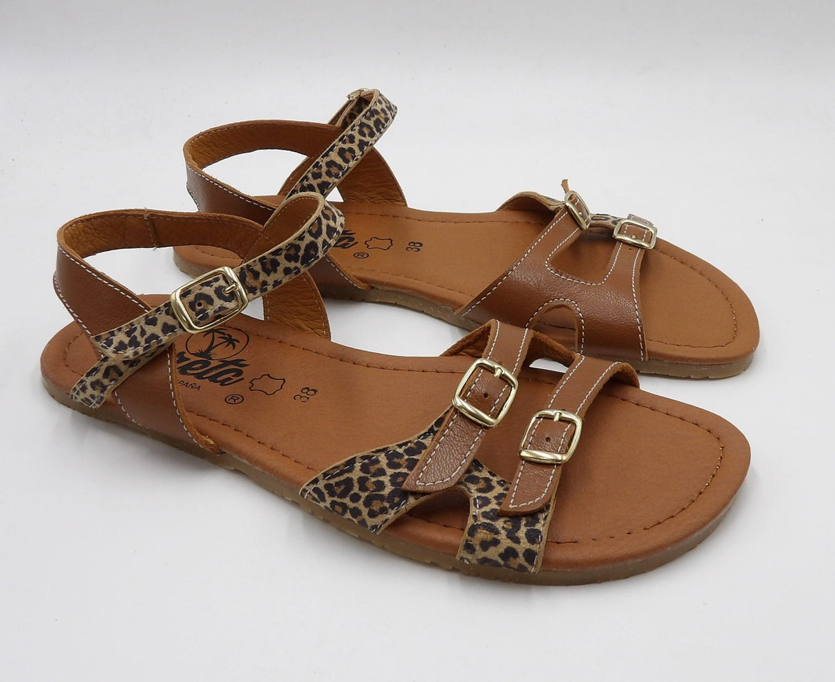 Sandalia barefoot Baix Cuero / Leo 1