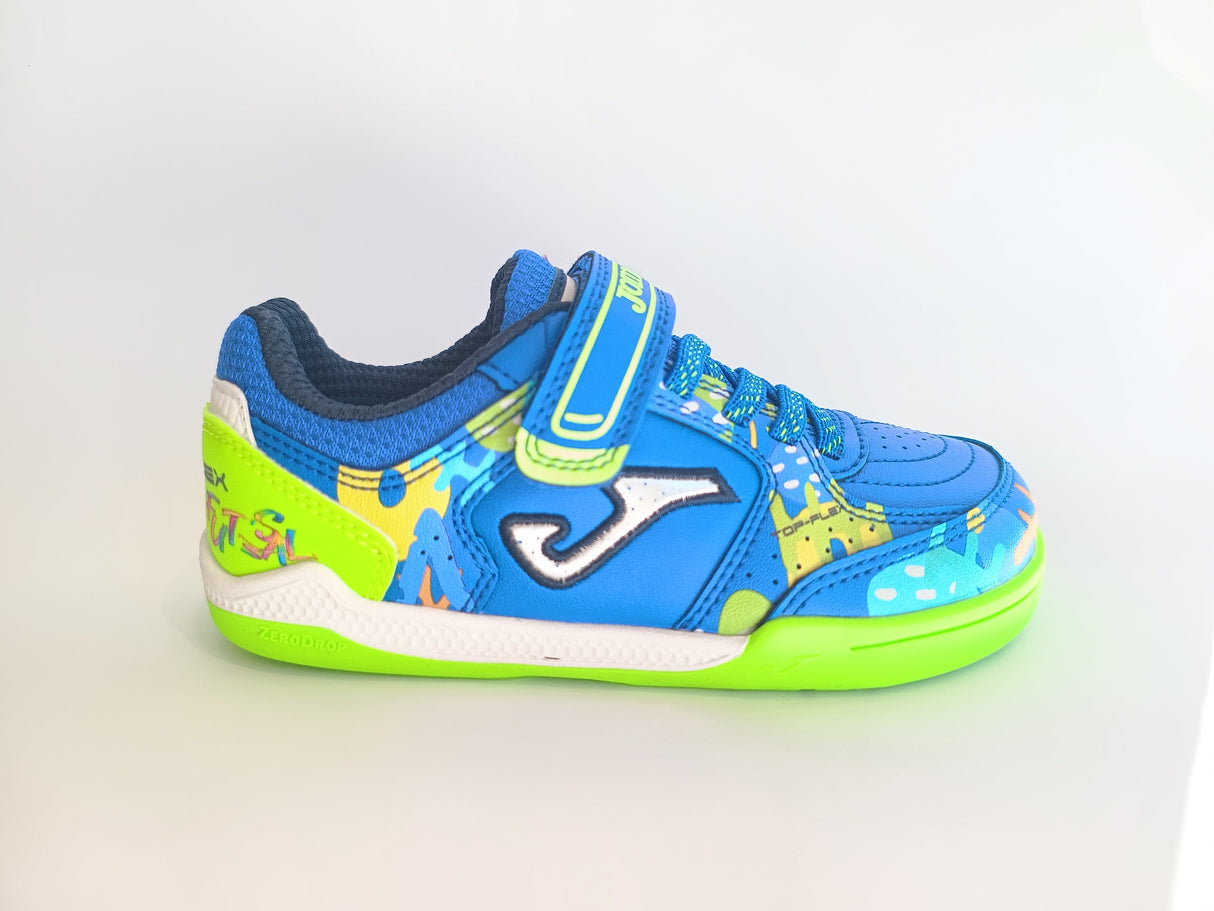 Zapatilla futbol sala junior barefoot Top Flex 2604 Royal Indoor 1