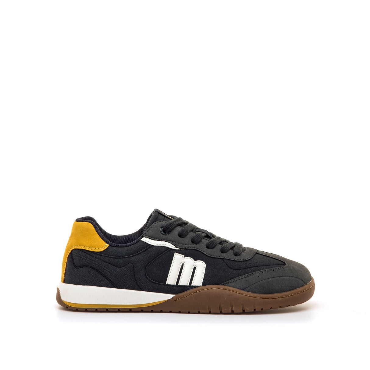 Deportiva barefoot Capric Marino / Mostaza 1