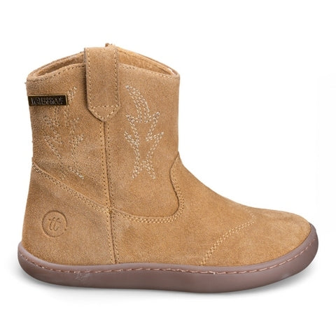 Bota campera barefoot infantil Camel con membrana TEX 1
