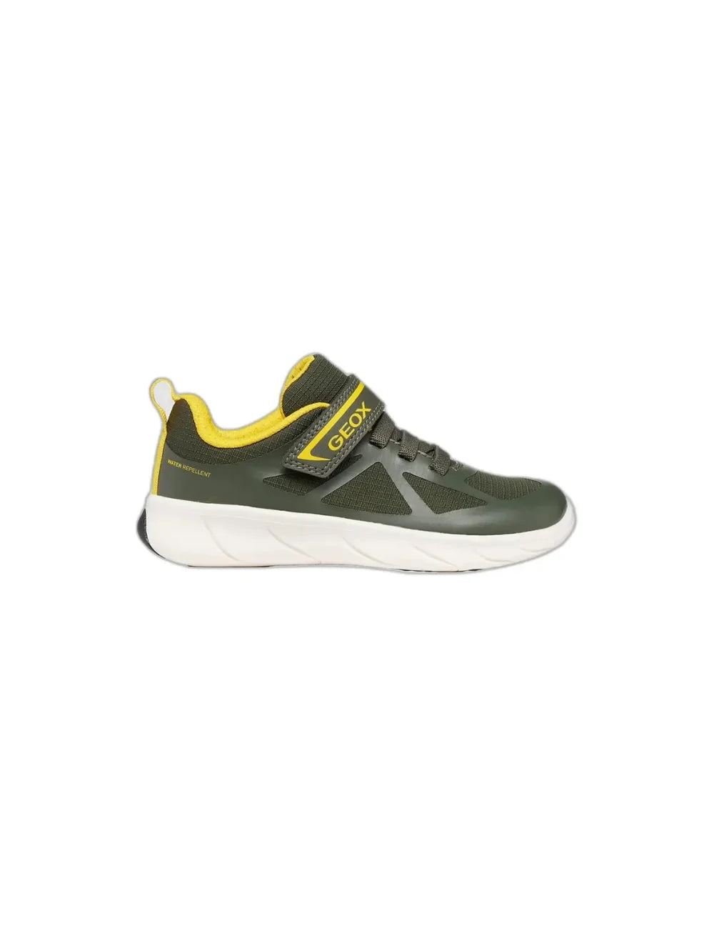 Deportiva barefoot Foot Run water resistant Verde y Amarillo 1