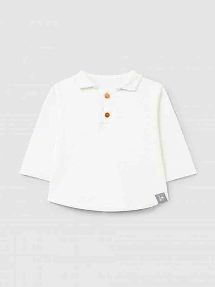 CAMISETA POLO CRUDO CUELLOS BEBE NIÑO SNUG 1