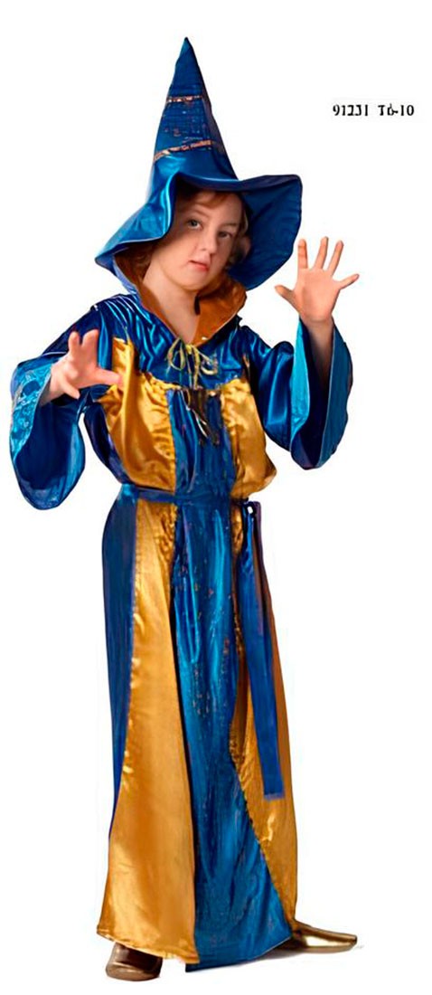 Disfraz Mago Brujo Infantil Niño 1