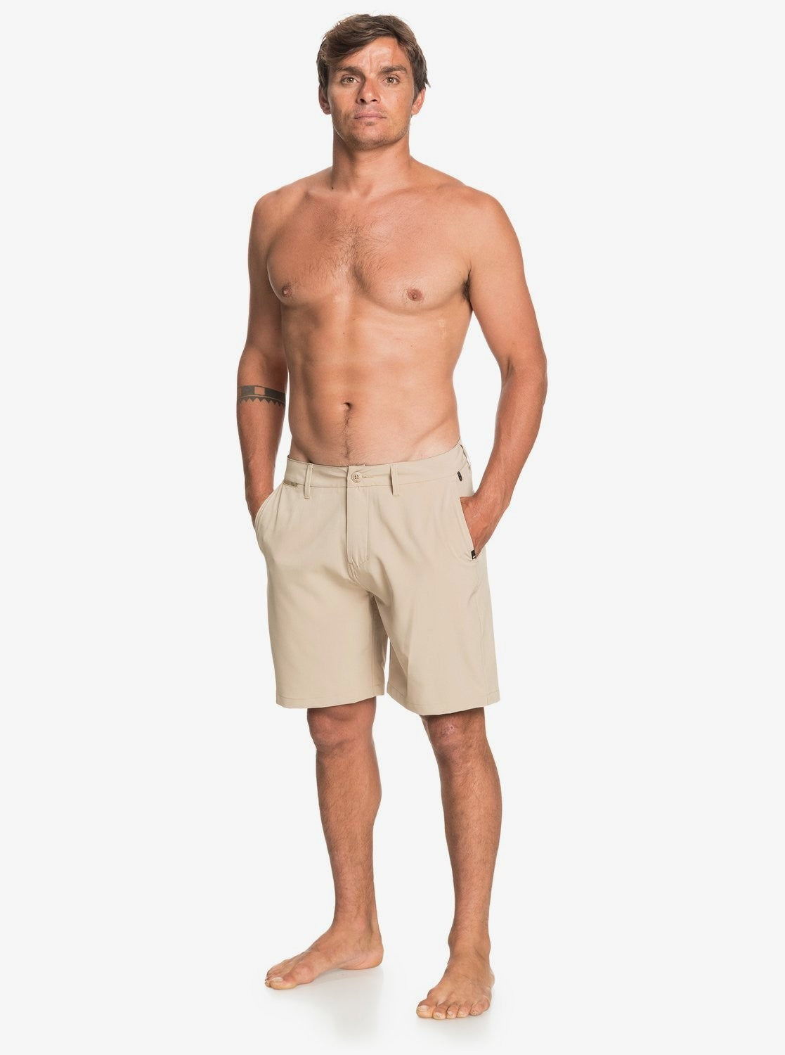 BERMUDA QUIKSILVER HOMBRE BEIGE 1