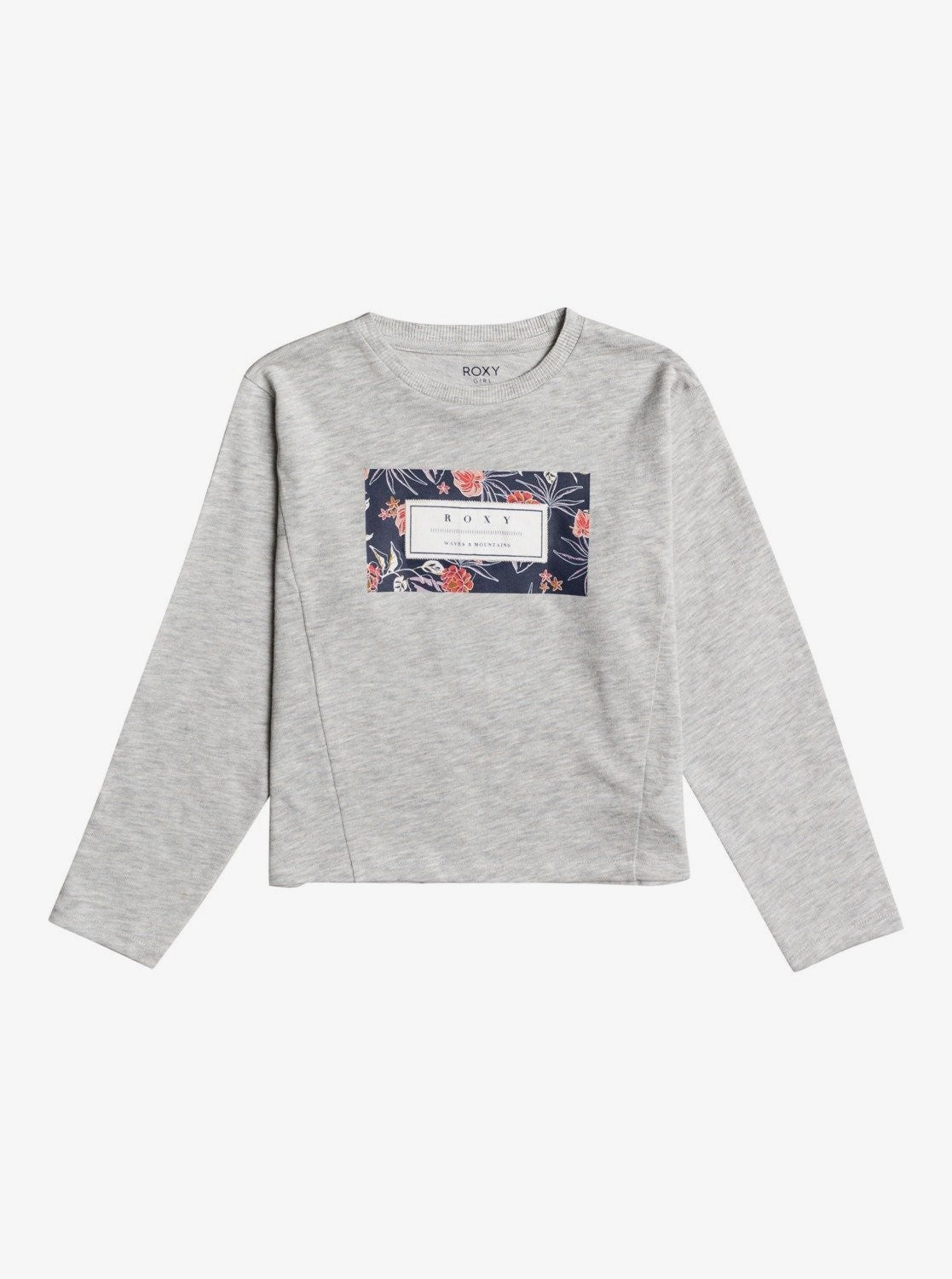 SUDADERA FINITA NIÑA ROXY ALGODON GRIS 1