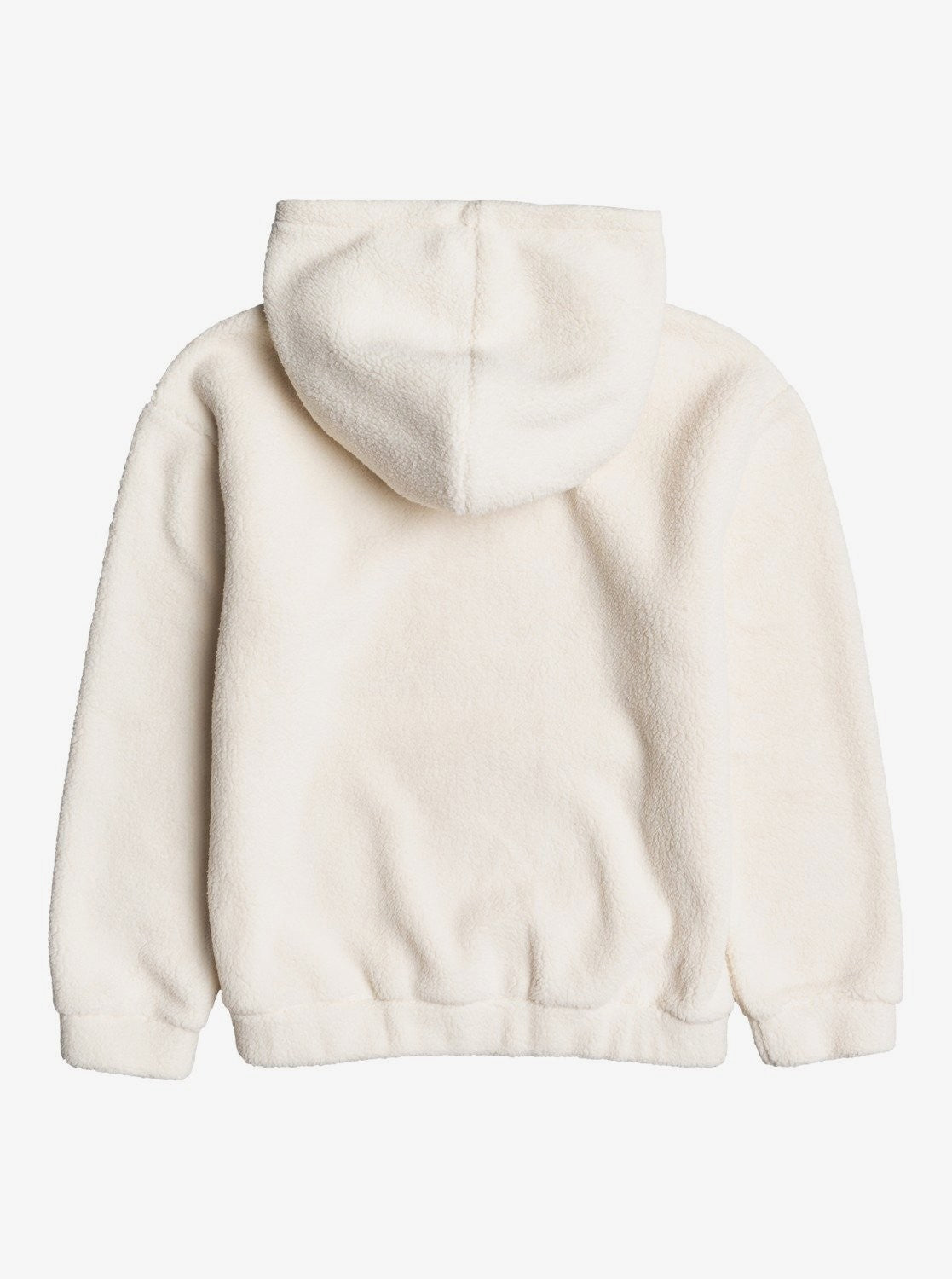 SUDADERA BORREGUITO NIÑA ROXY CON CAPUCHA BEIG 2