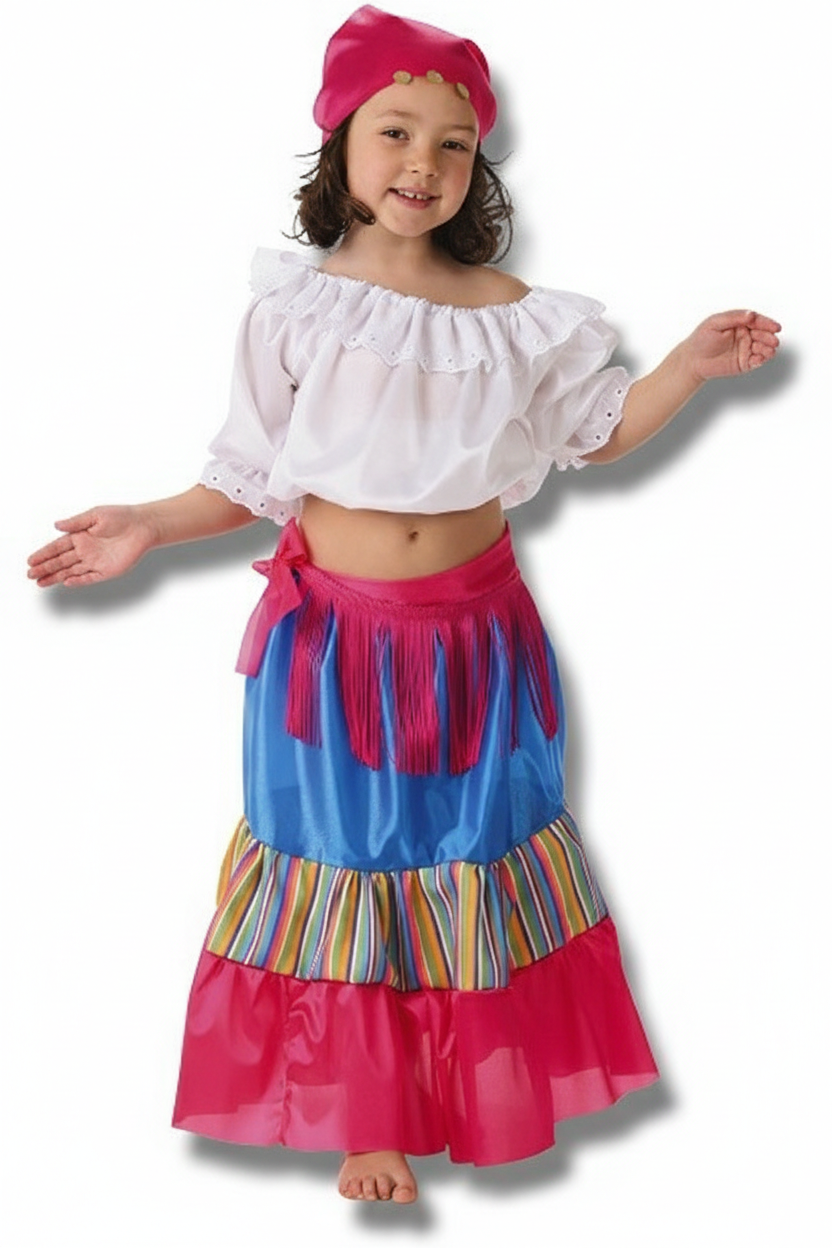 Disfraz Zingara / Pitonisa Infantil Niña 1