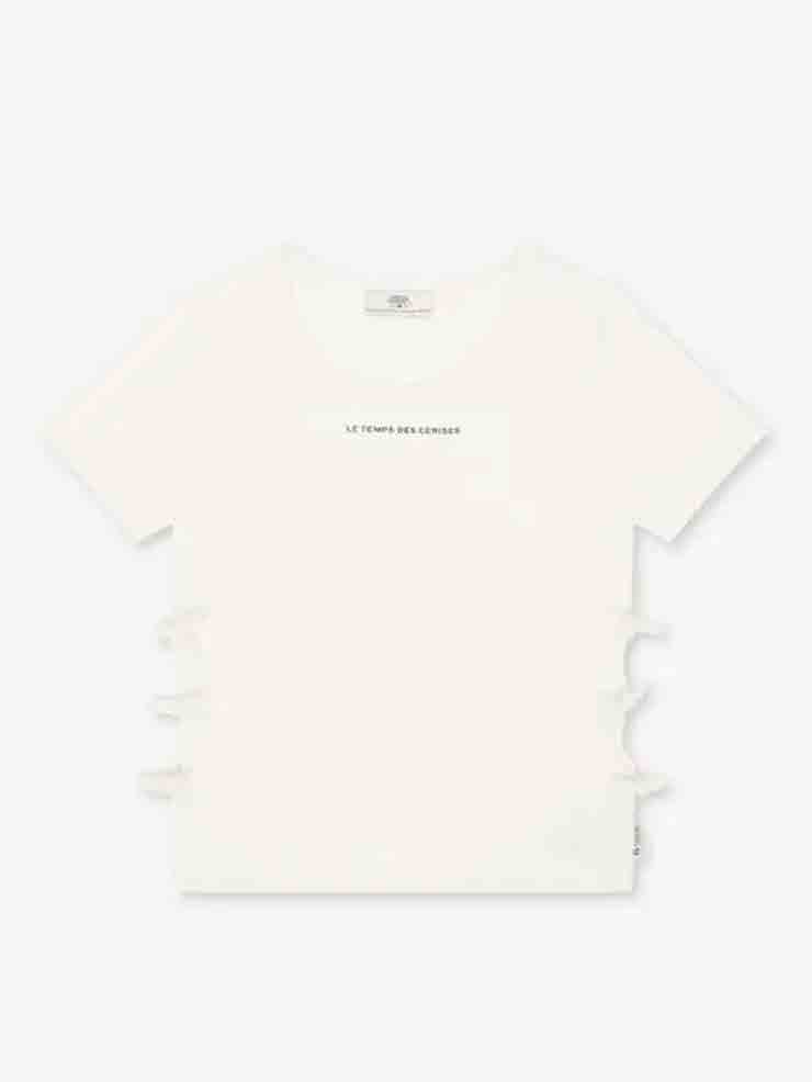 CAMISETA CRUDA MANGA CORTA NIÑA LE TEMPS DES CERICES 1