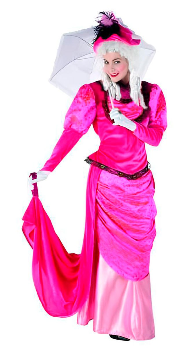 Disfraz de Dama Rosa Adulto Mujer 1