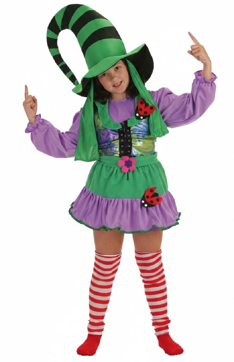 Disfraz de Duendecilla Verde Infantil 1