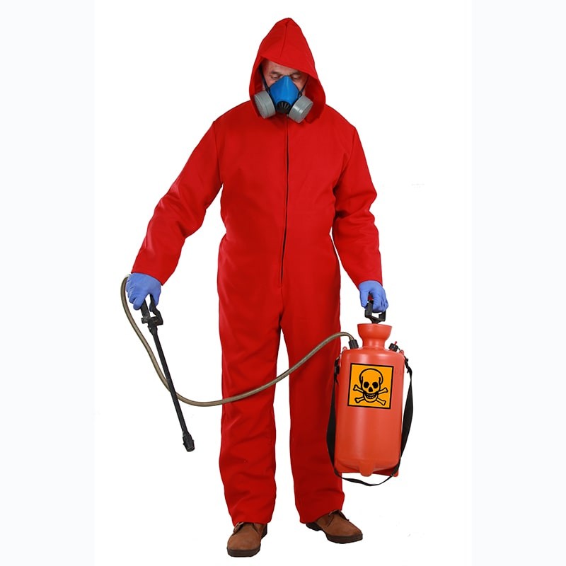 Disfraz Buzo Rojo Fumigador (la Casa de Papel) Adulto 1