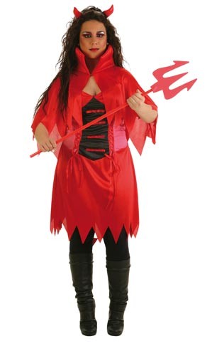 Disfraz Diablilla Roja Adulto Mujer 1