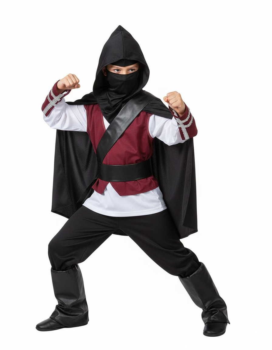 Disfraz de Medieval, Héroe Rojo, Aguila Roja Infantil 2