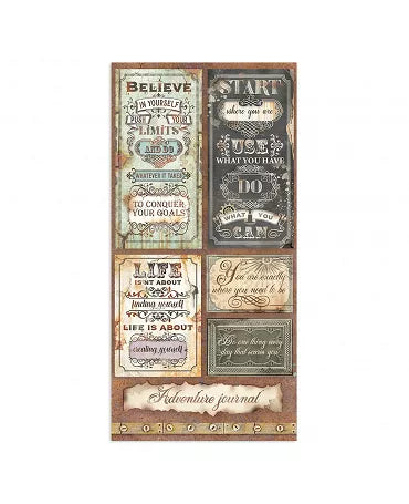 RECORTABLES Stamperia 15x30 LADY VAGABOND LIFESTYLE 2