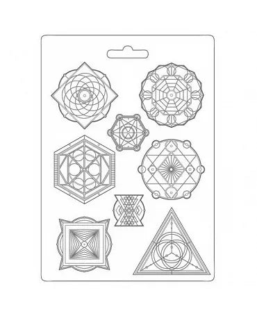 Molde tamaño A4 ALCHEMY Simbolos 1