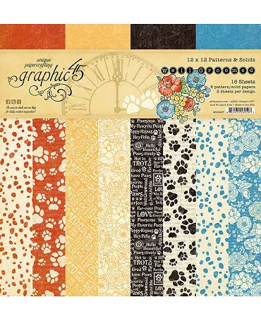 Colección 30x30 GRAPHIC 45 Well Groomed Patterns 1