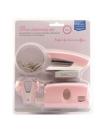 Set de papeleria Rosa claro 1
