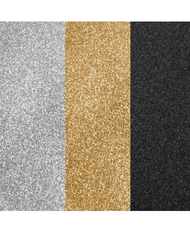 VINILO TERMOADHESIVO PURPURINA varios 3ud 30x30cm 2