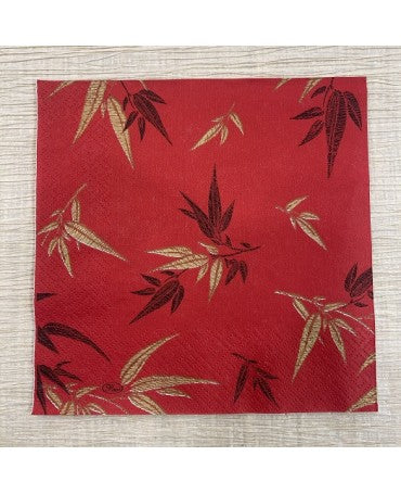 Servilletas Roja Ramas 2