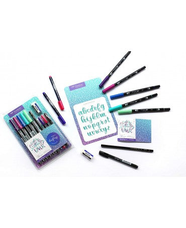 Set Rotulador Tombow COLOR LETTERING LOVER 2