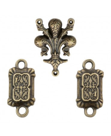 Tim Holtz ASSEMBLAGE LINKS Provincial 3pc 1