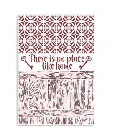 STENCIL Stamperia 21x29,7cm CASA GRANADA There is no place like home 1
