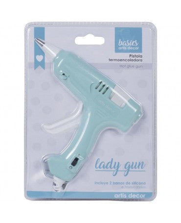 PISTOLA SILICONA ARTIS DECOR Lady Gun Menta 2