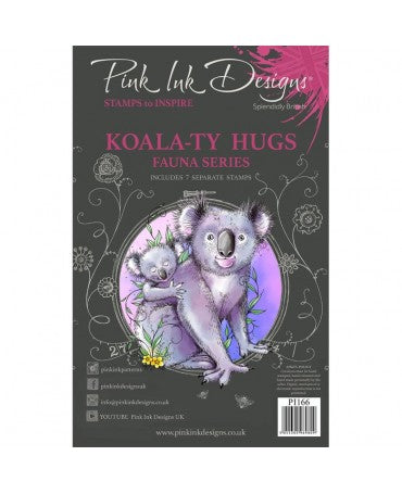 SELLO Silicona PINK INK DESIGNS Koala-ty Hugs 7ud 1