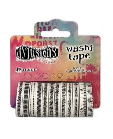Washi Tape DYLUSIONS Set Blanco 12pc 2