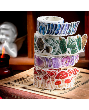 Washi Tape FLORES MORADAS 2