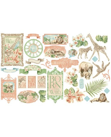 Die cuts GRAPHIC 45 Wild and Free 2
