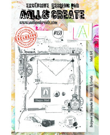 Sello Silicona ALL AND CREATE Mail Art A5 1