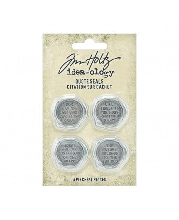 Tim Holtz Idea-ology SELLOS DE CITAS 4pc 1