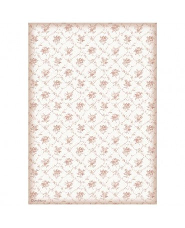 Papel arroz Stamperia A4 YOU AND ME Textura 1